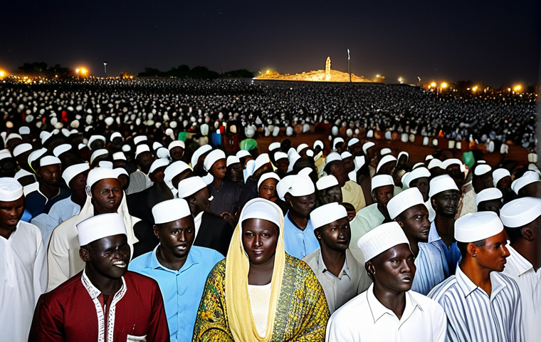 세네갈에서 크리스마스 보내기 - Senegalese Christmas Feast**

"A family gathered around a table laden with traditional Senegalese Ch...